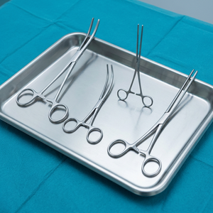 Kit chirurgical Baby-doyen Pinces intestinales 18 cm 7'' Mayo-Robson & 25 cm 10'' Kocher Certifié CE Classe I - Product Image 2