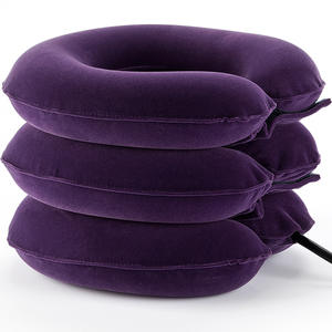 Dispositivo de Tracción Cervical YUWELL, Soporte Inflable para el Cuello de 3 Capas, Color Morado, Operación Manual - Product Image 4