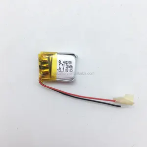 SUN EASE rechargeable 401215 battery lipo 3.7v 50 mah 3.7v 50mah lipo battery 0.185wh