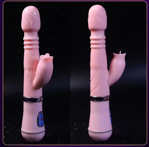 Female AV <b>Massage</b> Vibrator Telescopic Thrusting Masturbator Waterproof USB Rechargeable 12 Frequencies 50 DB Noise Adult Sex - Product Image 6