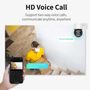 Ngoài Trời 360 độ đầy đủ màu sắc HD Camera bóng không dây tầm nhìn ban đêm 12V âm thanh hai chiều giám sát nhà hỗ trợ thẻ SD NVR/DVR - Product Image 4