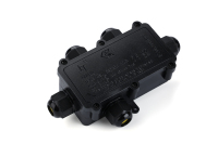 Boîtier de câble d'alimentation électrique souterrain en plastique nylon IP68 Boîte de jonction étanche pour l'extérieur Boîte de connecteur de fil étanche