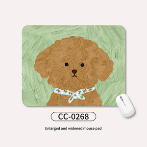Tappetino da Scrivania in Gomma Antiscivolo Personalizzato, Allargato e Ingrandito, con Illustrazioni di <span class=keywords><strong>Barboncini</strong></span>, Schnauzer e Bichon Frise - Per Gaming, Disponibile - Product Image 1