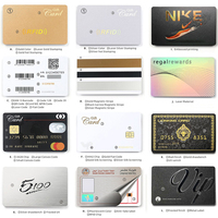 Carte de sécurité multi-usages personnalisée Mifare(R) DESFire EV2 avec feuille d'or et d'argent, QR code, carte d'identité générale