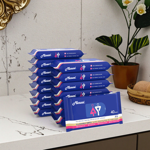 Refrigeração personalizada Private Label Água Orgânica Flushable Toalhetes vaginais Eco-friendly Oem Adultos Toalhetes Tamanho Personalizado Limpeza Conveniente - Product Image 1