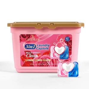 GreenLem Cápsulas de Detergente para Ropa 3 en 1 Desechables - Limpieza Multiefecto Ecológica con Aroma Floral Oriental, Marca Privada - Product Image 3