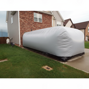 Funda Inflable para Auto, Resistente al Agua, Granizo, <span class=keywords><strong>Sol</strong></span> y Viento, Fácil de Instalar, Duradera, para Exteriores - Product Image 1