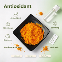 Asam Folat 99 Persen Bubuk Kristal Kuning Kelas Makanan Vitamin B9 untuk Penggunaan Pembuatan Suplemen Makanan