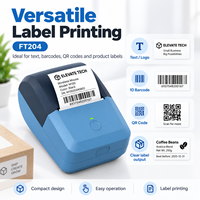 Imprimante d'étiquettes thermiques portable 58 mm, imprimante d'étiquettes de codes-barres mobiles pour la logistique des supermarchés et l'industrie alimentaire