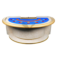 YH Table de blackjack en bois personnalisée Casino Black Jack Table de poker professionnelle Jeux de table de casino de luxe