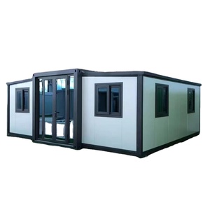 Maison préfabriquée à double <span class=keywords><strong>extension</strong></span> en conteneur, résistante à la corrosion salin, habitation familiale permanente en bord de mer - Product Image 2