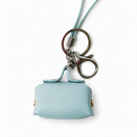 Mini porte-monnaie porte-clés, jolie pochette, breloque de sac, petite étui pour écouteurs, porte-clés, porte-monnaie, dragonne de protection confortable