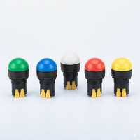 AD22-22DS 22mm Lampe de signalisation LED industrielle en plastique IP65 étanche, CRI 98 élevé, connexion rapide par bornes à ressort, pour panneau de commande pilote