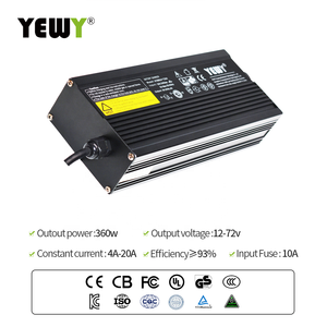 Lifepo4-cargador de batería Digital inteligente de alta eficiencia, resistente al agua, 24v, 36v, 48v, 60v, <span class=keywords><strong>72v</strong></span> - Product Image 4