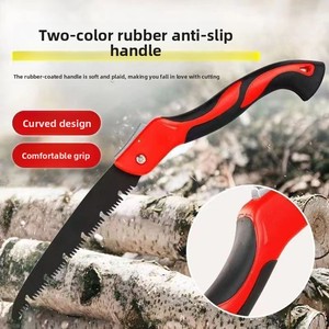 Scie pliante portable en acier au manganèse de marque fabricant pour la coupe d'arbres et le travail du bois en extérieur, vente en gros - Product Image 2