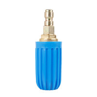 Buse rotative automatique de nettoyeur haute pression de couleur bleue Orifice d'embouts rotatifs 2.5/3.0/3.5/2900 PSI avec connexion rapide 1/4 pour le lavage de voiture