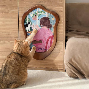 Lukisan minyak ramah lingkungan gaya pohon kucing terbuat dari bahan mewah - Product Image 1