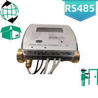Thread Ultrasonic Heat Flow Meter Lorawan Remote Read Household Heating Pipeline Flow Cost Calculation Gauge OEM ODM Available