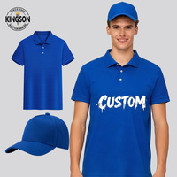 Gorra de Uniforme Personalizada para Cafetería, para Conjunto de Camisas, Impresión por Transferencia de Calor, Logotipo Bordado en Tejido Transpirable, Uniformes para Empleados de Verano