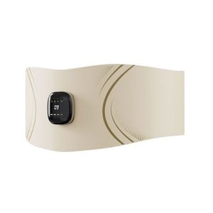 Ceinture de massage lombaire EMS à impulsions, instrument de fitness en plastique pour brûler les graisses, avec micro-courant et compression chauffante, pour le sport et la sudation - Product Image 1