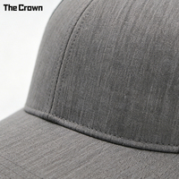 Gorra Trucker de 6 Paneles con Logotipo Personalizado, 100% Algodón Twill, Estilo Casual de Negocios, Venta al Por Mayor, con Cierre a Presión de Una Fila, Fabricante