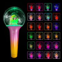 Bastoncino Luminoso Acrilico Cambiacolore per Concerti Kpop con Logo Personalizzato Bastoncino LED 3D