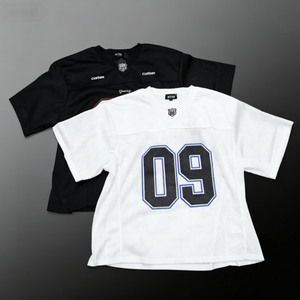 Maillot de football personnalisé pour homme, noir, manches courtes, avec motif, col rond, coupe classique, respirant, style sportif - Product Image 4