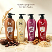 Shampo Anti-Rontok Cocoa Butter Label Pribadi Perawatan Rambut Pembersih Mendalam Anti-Ketombe Memperbaiki Kekeringan dan Rambut Kusut