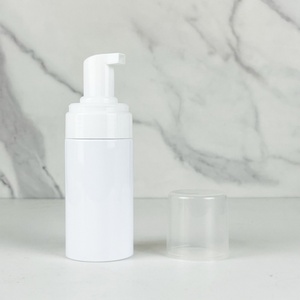 Luxury White Foam <b>Pump</b> <b>Bottle</b> Silk Screen logo Red 100ml 120ml 150ml 200ml 230ml 250ml Facial Cleanser Mousse Foam <b>Pump</b> <b>Bottle</b> - Product Image 5