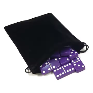 Juego de dominó morado personalizado, juego de dominó familiar de color Chickie para juego educativo en interiores - Product Image 2