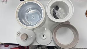 Marmite à soupe en céramique portable de 1,0 L, économie d'énergie, mini mijoteuse électrique en céramique intelligente automatique, mijoteuse lente, pot à ragoût - Product Image 5