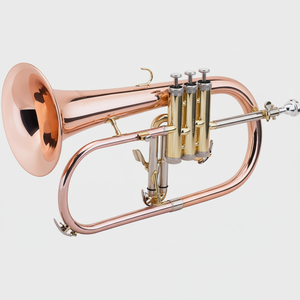 Cuerno de corneta de latón hecho a mano con acabado antiguo, perfecto para decoración de regalos y coleccionistas musicales - Product Image 1