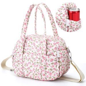 Sac isotherme matelassé chic, sac à bandoulière imperméable, sac isotherme avec bandoulière - Product Image 6