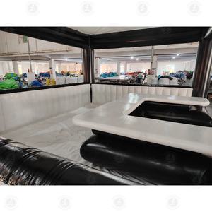 Bar de <span class=keywords><strong>piscina</strong></span> inflable multifuncional <span class=keywords><strong>con</strong></span> almacenamiento, Pub inflable portátil para descansar junto a la <span class=keywords><strong>piscina</strong></span> y alojamiento de fiestas - Product Image 5