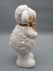 ديكور المنزل الصين مصنع تصميم لطيف الخراف السيراميك الأبيض - Product Image 4