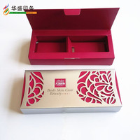 Boîte d'emballage de cadeau de bonbon vide en papier rigide imprimé personnalisé matériaux recyclés avec insert pour emballage de chocolat
