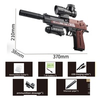 KK 2025 New DESERTS EAGLE AUTO & Manuel Électrique Gel Ball Blaster Électrique Gel Ball Blaster,35 Pieds Gamme Automatique Splatter Gun