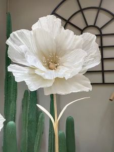 Rose géante en <span class=keywords><strong>EVA</strong></span> - 250 cm Rose autoportante pour arche de mariage en plein air, décoration de fête (personnalisable) - Product Image 6