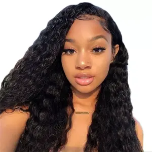 HD 13x4 13X6 360 Lace Frontal Wholesale Cheap Wig Deep Curly Raw Virgin Cuticle Aligned Hair Brazilian Wig Human Hair Lace Front
