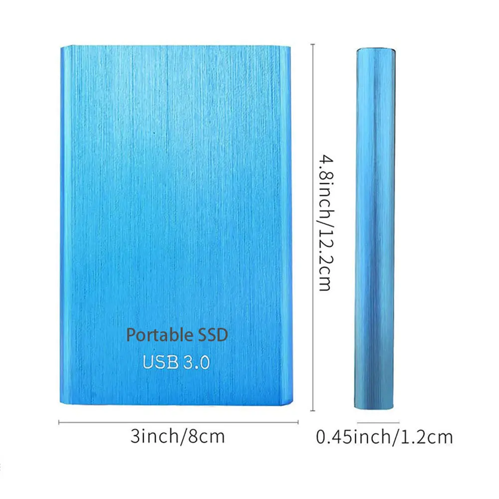 Portable Various Specifications High Speed Mini Mobile 500Gb 500 Gb 1Tb 2Tb External Hard Drive Solid State Disk Ssd For Laptop