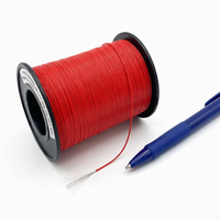 Fil de raccordement industriel solide de type 1015, 22AWG, 105°C, 600V, isolé PVC, cuivre étamé, bobine OEM, 100M
