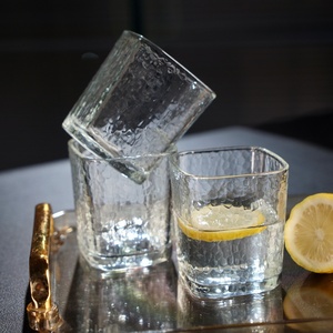 Luxury Eco-Friendly Square Shot <b>Glass</b> Tumbler <b>Set</b> <b>of</b> <b>6</b> Elegant Gift Box for Export - Product Image 4