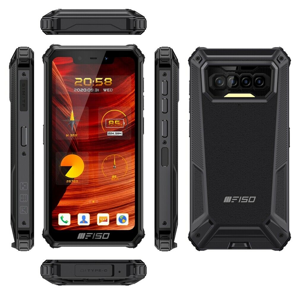 スマートフォン本体 OUKITEL FISO F150 F150 Outdoor Smartphone without Contract, 6GB+64GB, 256GB