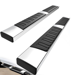 Estribos Laterales Compatibles con <span class=keywords><strong>Ford</strong></span> <span class=keywords><strong>F150</strong></span> <span class=keywords><strong>Super</strong></span> Cab 2004-2014, Tamaño 3/4, Puertas Traseras, Barra Nerf, Barra de Escalón, Alta Resistencia - Product Image 1