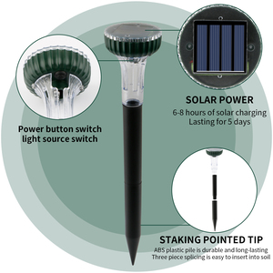 Güneş Enerjili Hayvan Kovucu, Hareket Sensörlü El Feneri ve <span class=keywords><strong>Alarm</strong></span>, IP65 Dereceli Sıcak Beyaz Işık, 360 Derece Kapsama Alanı - Product Image 4