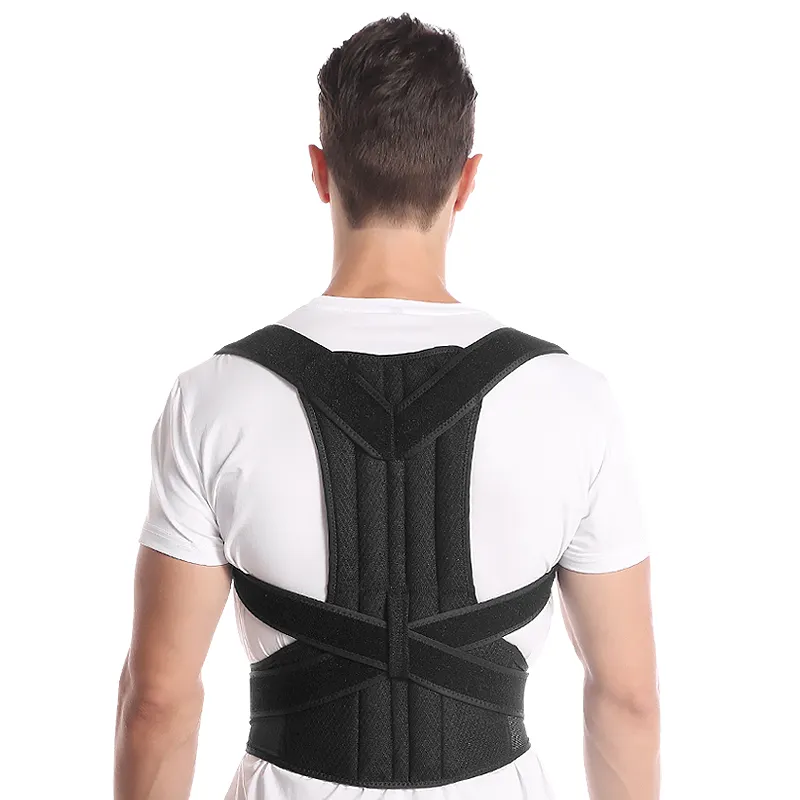 Aolikes 2022new Shoulder Back Correct Belt Magnets Posture Corrector Lumbar Back Support Brace Postural Corrector
