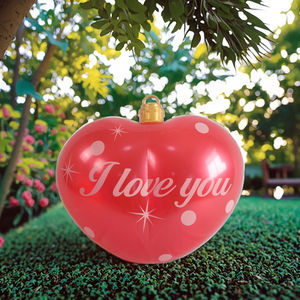 24 pollici <span class=keywords><strong>San</strong></span> valentino decorazioni per feste di <span class=keywords><strong>San</strong></span> valentino gonfiabile a forma di cuore palla in PVC per <span class=keywords><strong>San</strong></span> valentino - Product Image 3