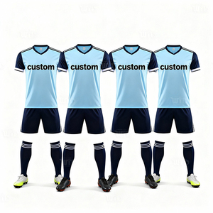 Conjunto de Uniforme de Fútbol Personalizado - Diseño Moderno de Poliéster Resistente con Impresión Digital, Camisetas de Equipo Personalizables, Chándal - Product Image 1