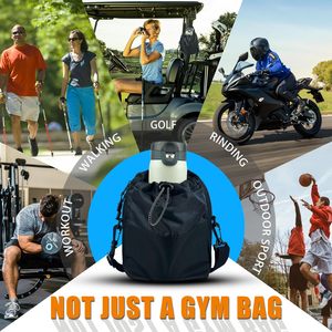 Sac bandoulière avec fixation magnétique pour bouteille d'eau, pochette de sport, organisateur de sac de gym, étui de rangement - Product Image 6