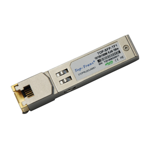 Transceptor de Fibra Óptica TSFP-1.25G-TF1 GLC-TE Compatible con 1000BASE-T, 100M RJ45, SFP a SFP de Cobre, Equipo TSFP-1.25G-TF1 GLC-TE GLC-TE - Product Image 1